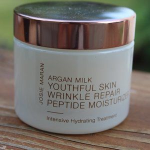 JOSIE MARAN Argan Milk YOUTHFUL SKIN WRINKLE REPAIR PEPTIDE MOISTURIZER 1.7 oz